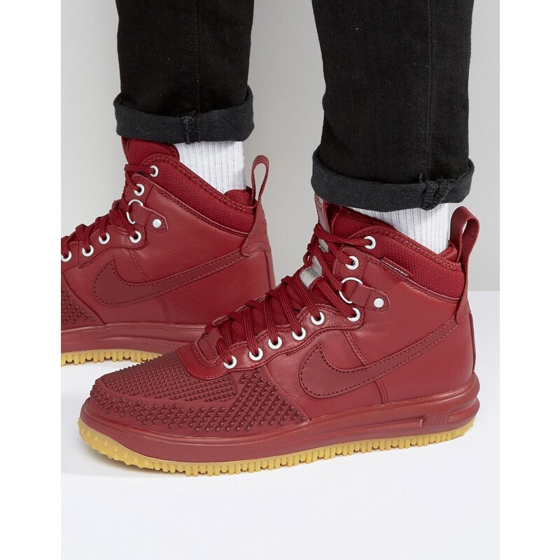 Nike - Lunar Force 1 Duck - Baskets montantes - Rouge 805899-600 - Rouge