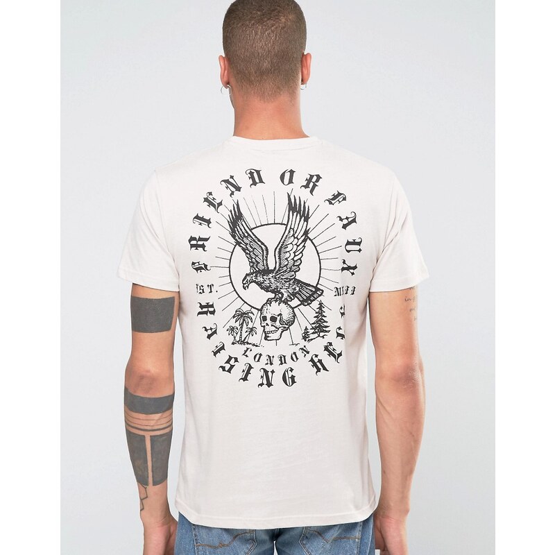 Friend or Faux - Lightfinger - T-shirt à imprimé aigle au dos - Rose
