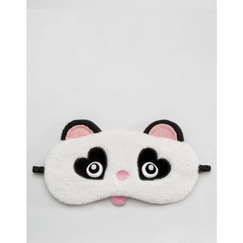 Loungeable - Masque panda pour les yeux - Noir