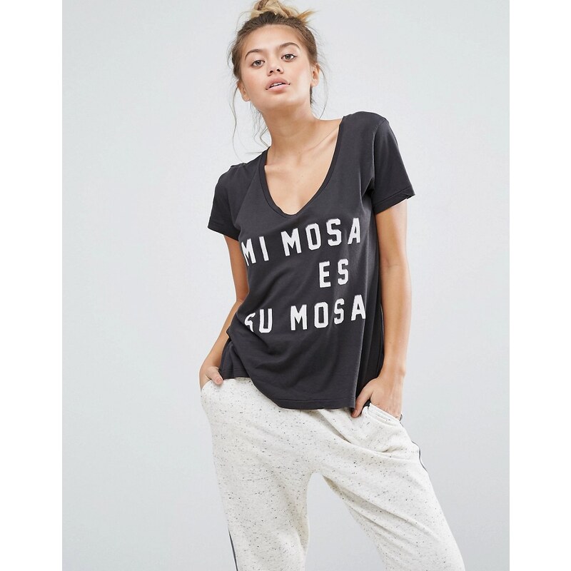Sol Angeles - Mimosa - T-shirt - Marron
