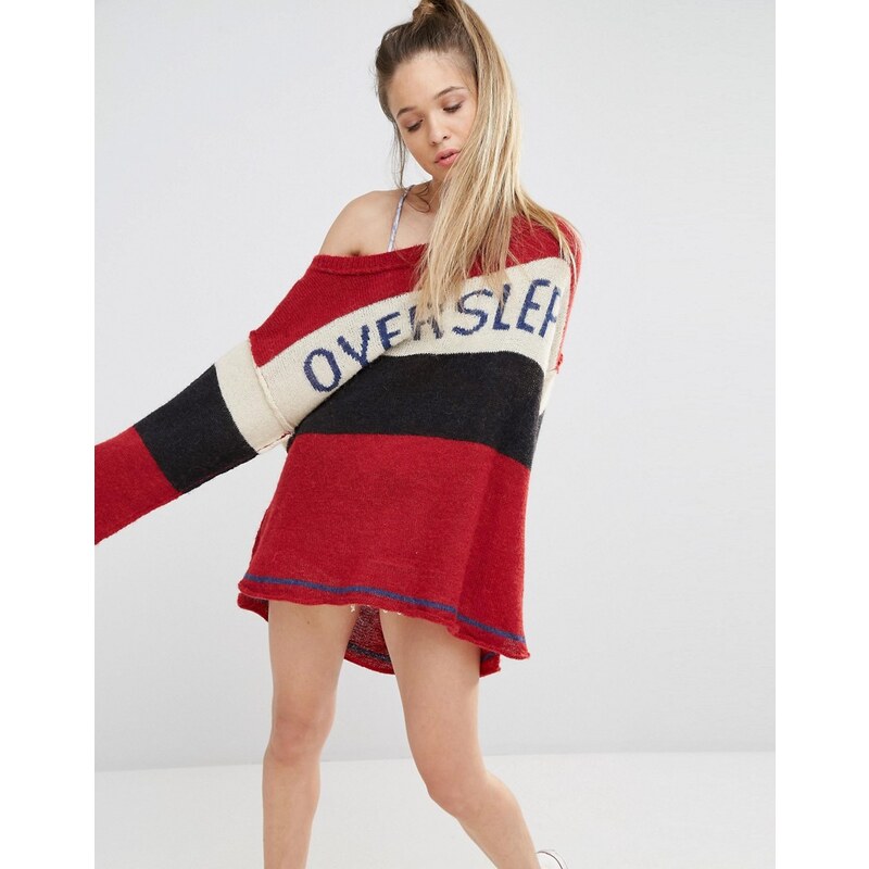 Wildfox - Overslept- Pull - Rouge