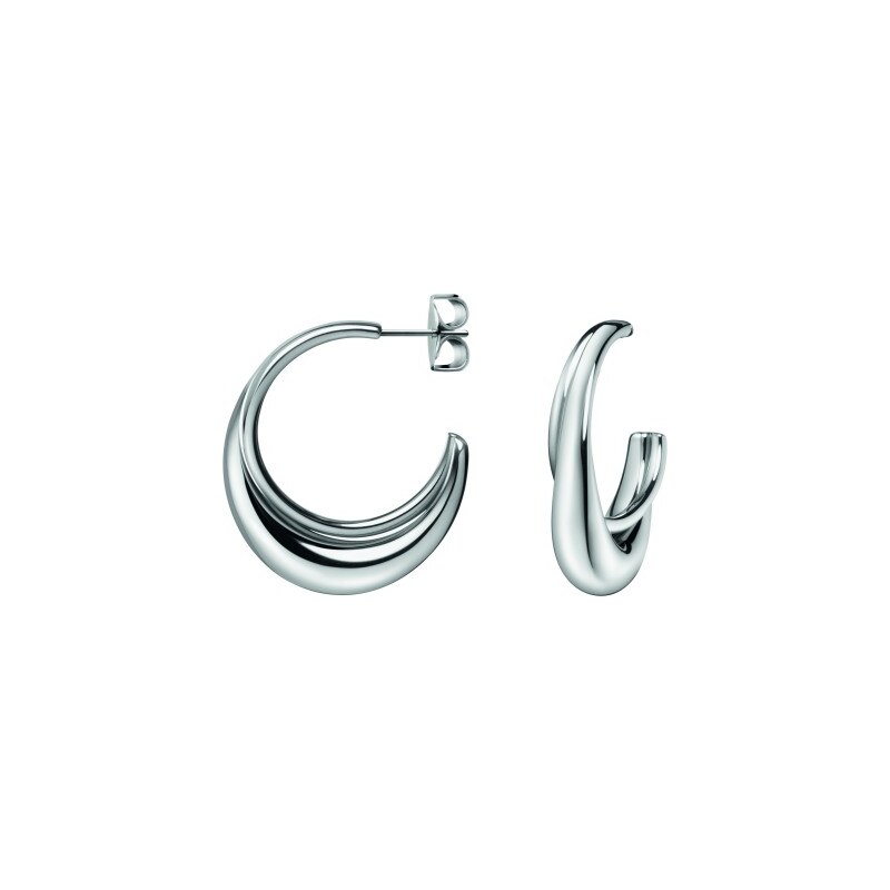 Calvin Klein Boucles d'oreilles créoles Fluid Femme KJ3XME000100