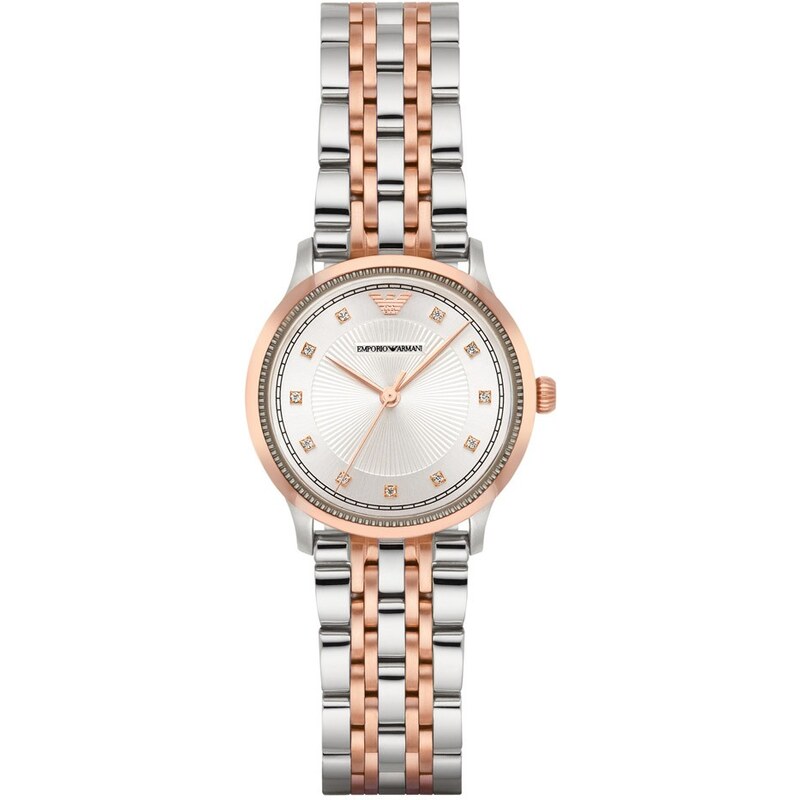 Emporio Armani Montres, Ladies Alpha Wristwatch Roseor/Silver en rose pâle, argent