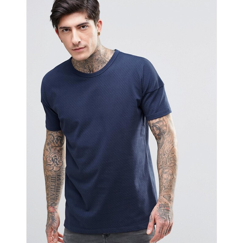 Minimum - T-shirt basique - Bleu marine