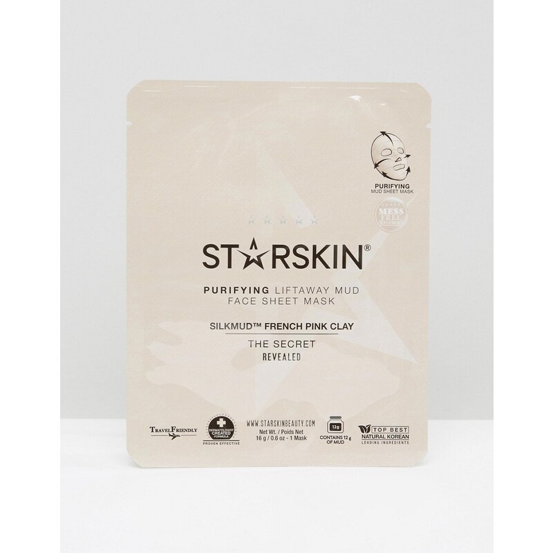 Starskin - Silkmud - Masque pour le visage à l'argile rose française - Clair