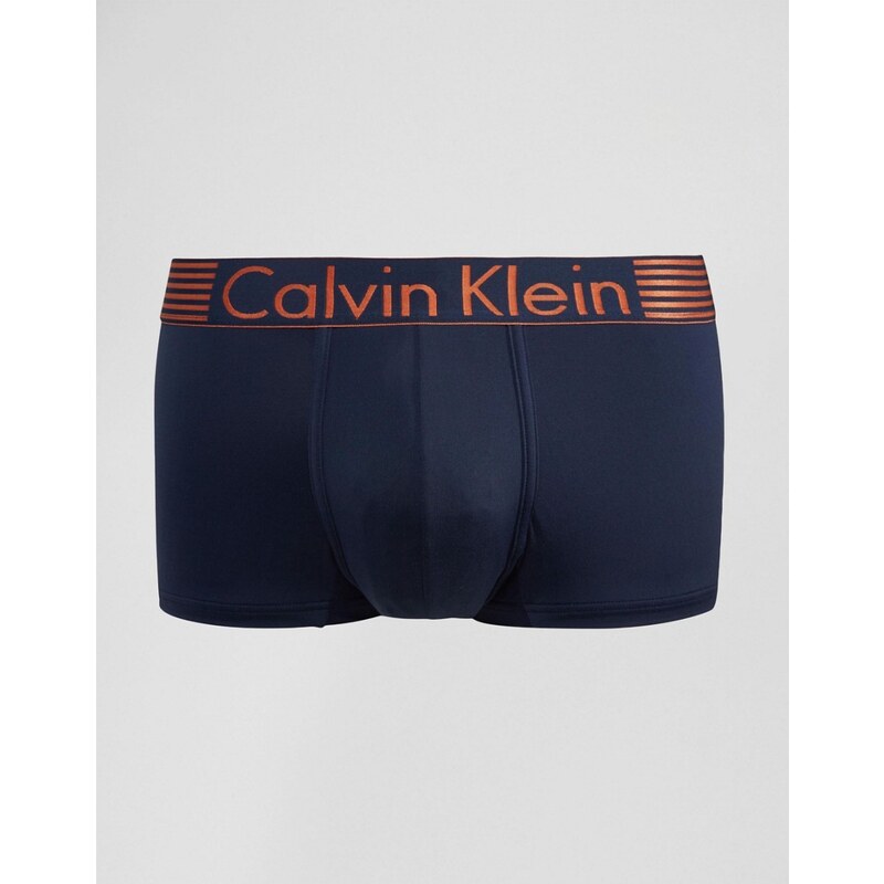 Calvin Klein - Iron Strength - Boxer en microfibre - Bleu