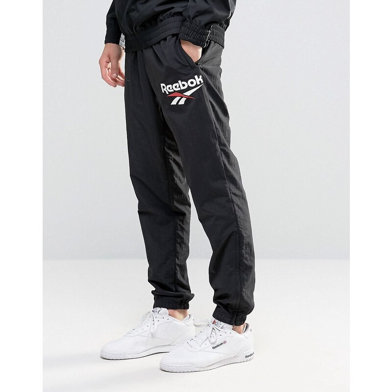 Reebok - Vector - AZ9542 - Pantalon de jogging avec logo - Noir - Noir