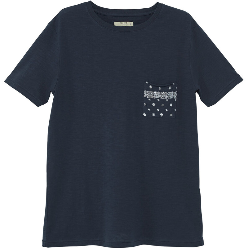 MANGO MAN T-Shirt Poche Imprimé