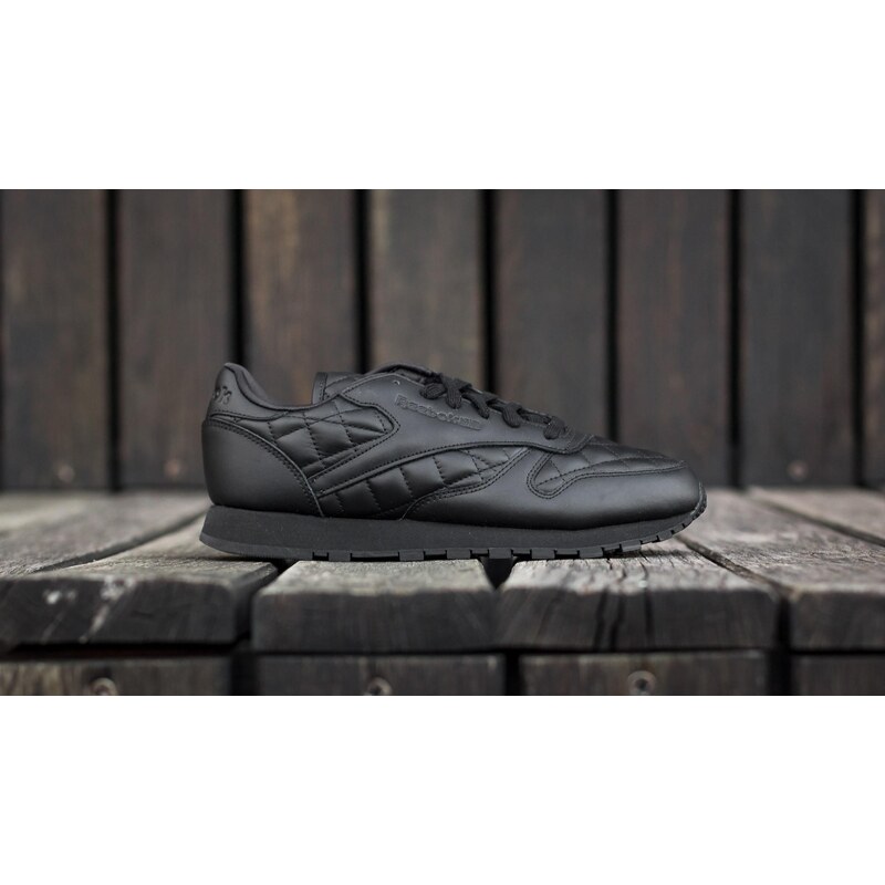Reebok Classic Leather Quilted Black/ White