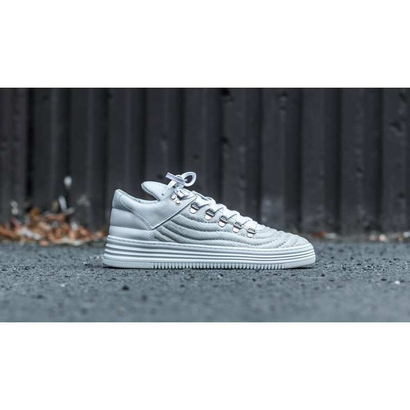 Filling Pieces Mountain Cut Quilted Hairy White
