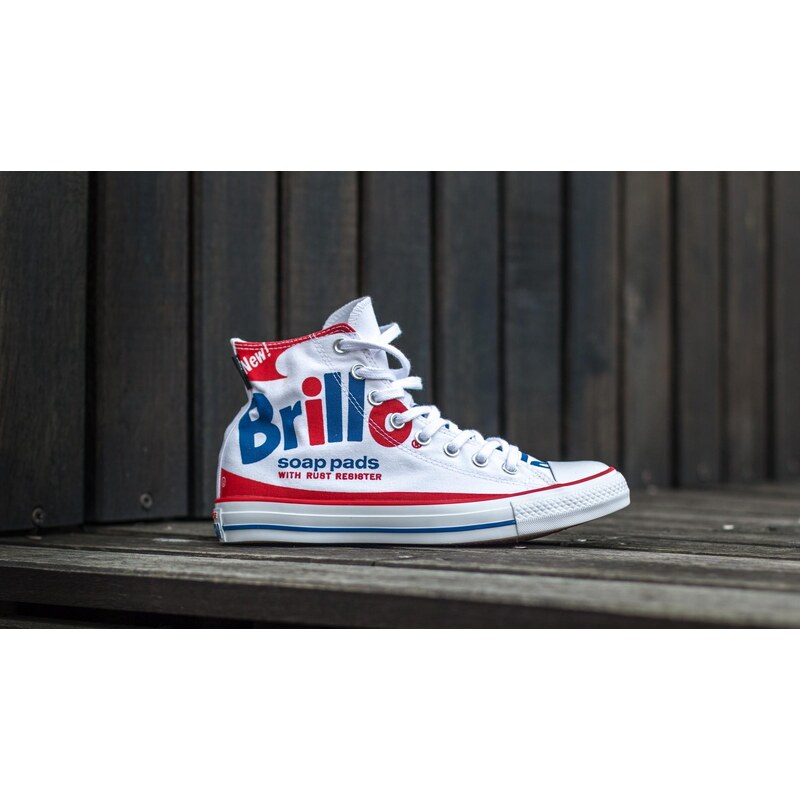 Converse Chuck Taylor All Star Hi Andy Warhol White/ Red/ Blue