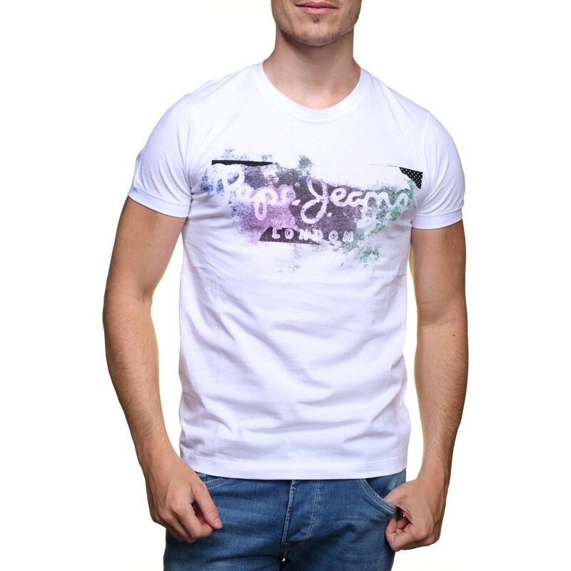 Pepe jeans T-shirt Googge Pm503214 802 Optical White