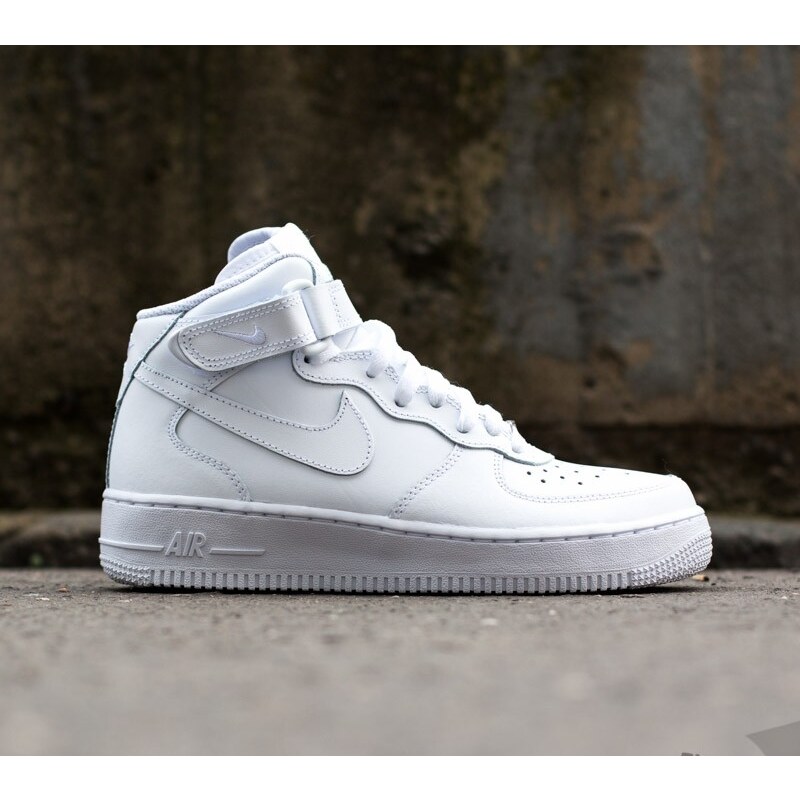 Nike Air Force 1 Mid (GS) White/ White