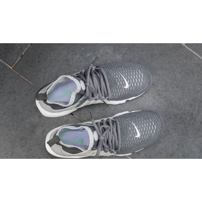 Nike Air Presto Flyknit Ultra Dark Grey/ Wolf Grey-White-Green Glow