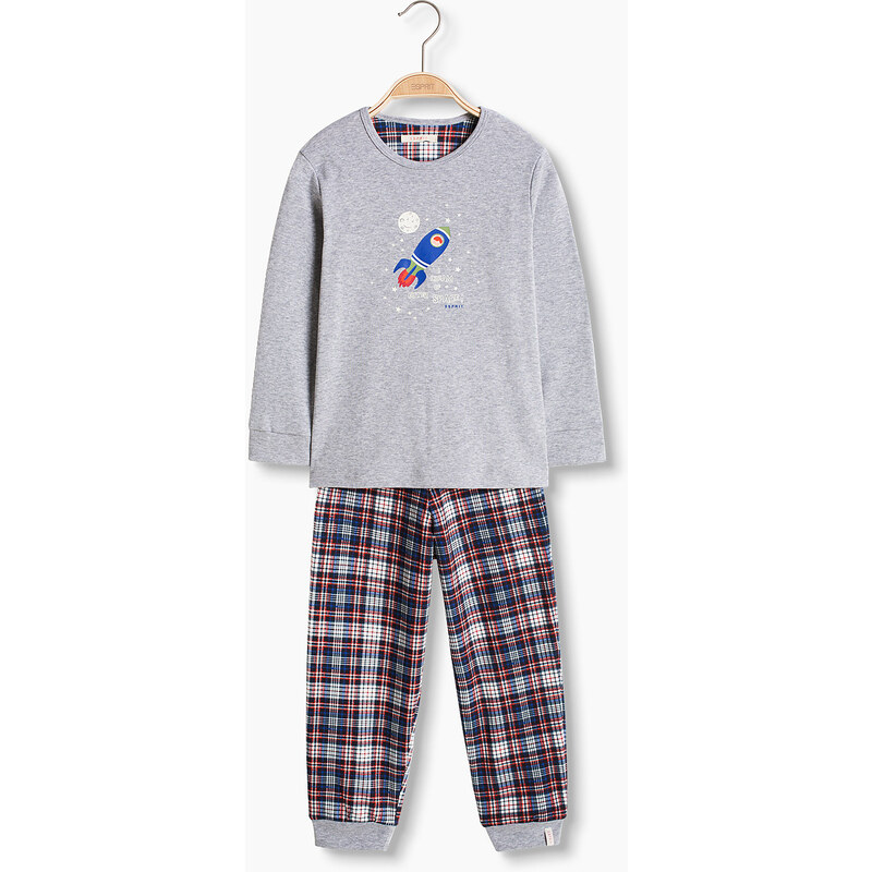 Esprit Pyjama à motif lumineux, coton mélangé