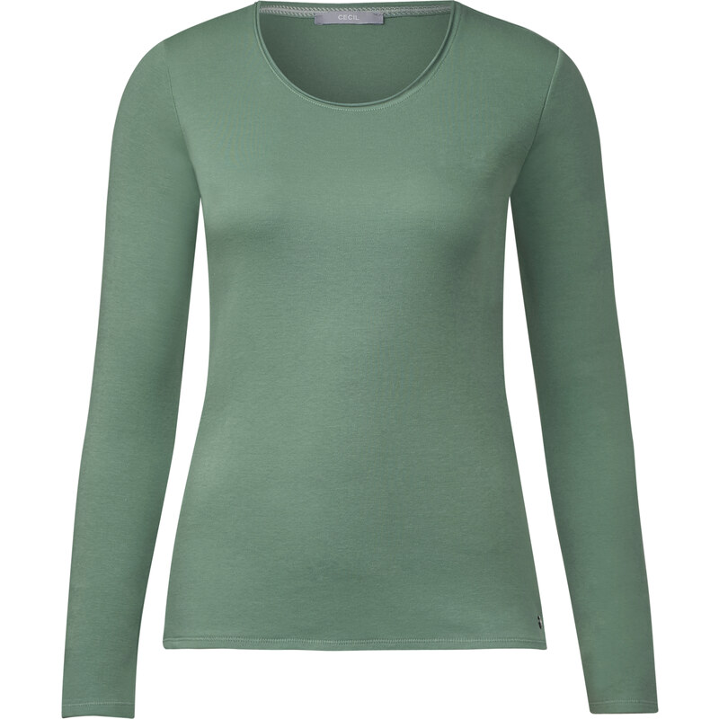 Cecil - T-shirt basique Pia - loden frost vert
