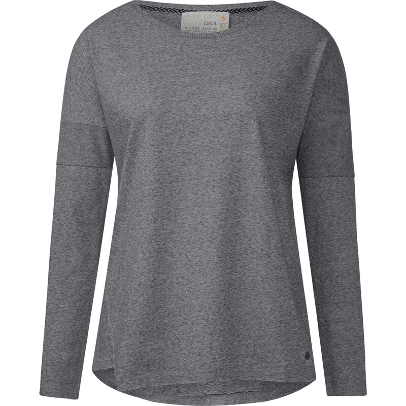 Cecil - T-shirt à base asymétrique - silver gris