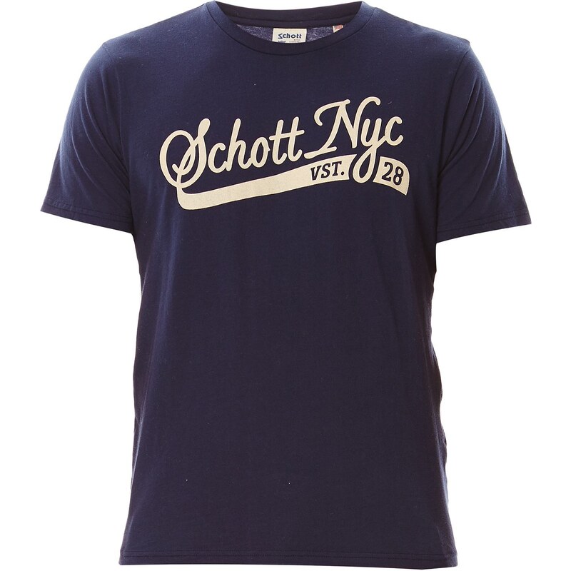 Schott T-shirt - bleu marine
