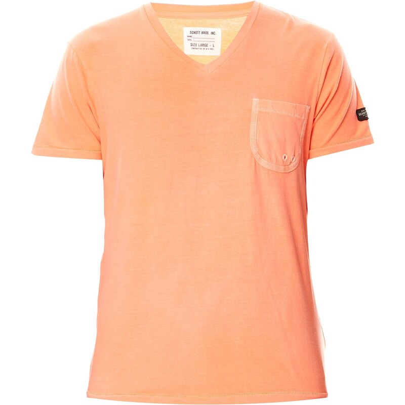 Schott T-shirt - corail