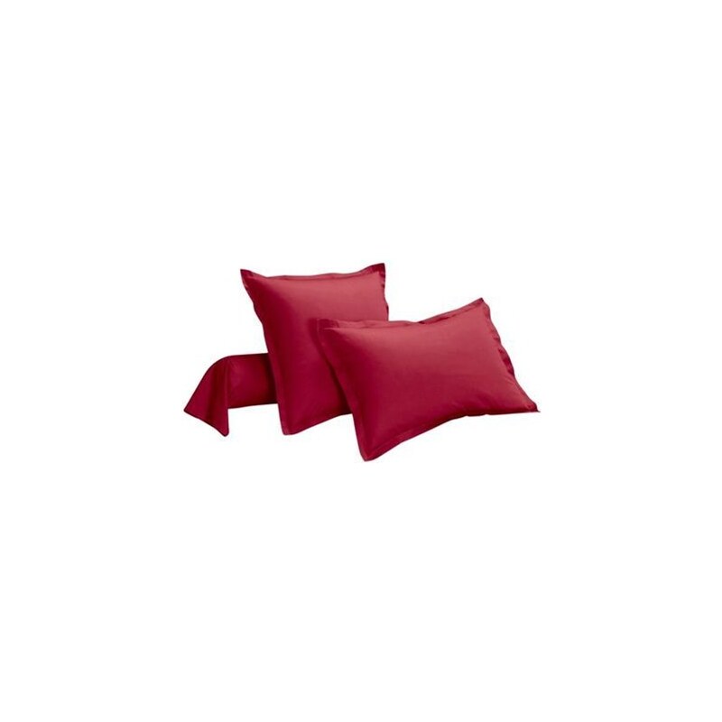 Ifilhome Taie d'oreiller ou traversin - rouge