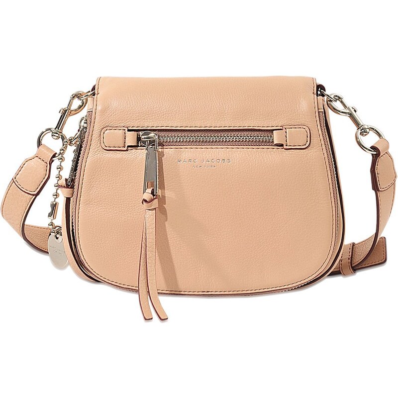 Marc Jacobs Recruit Small Saddle - Besace en cuir - rose clair