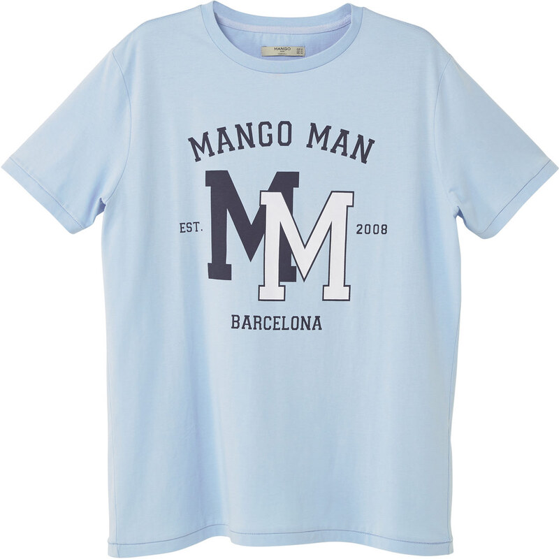 MANGO MAN T-Shirt Logo En Coton