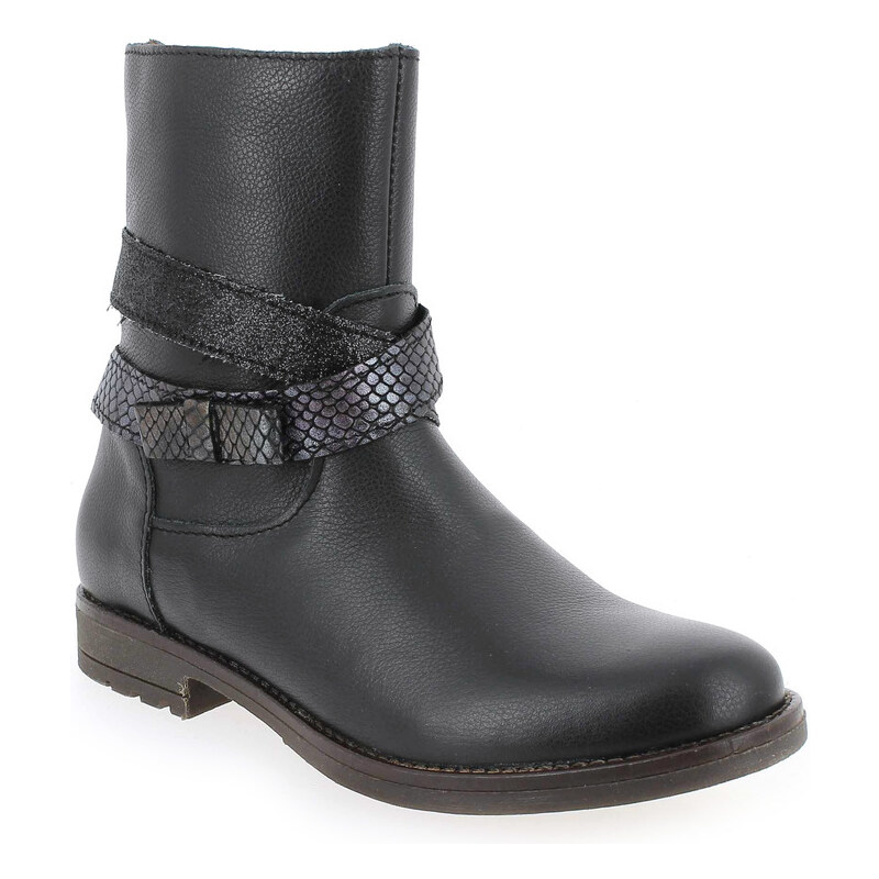 Boots Bana et Co 45759 Noir pour Enfant fille en Cuir - Promo