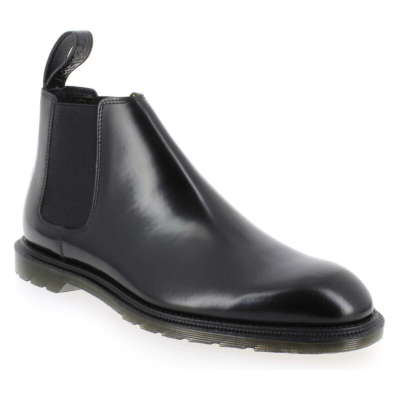 Boots Homme Dr Martens en Cuir Noir