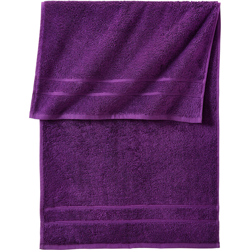 bpc living Ensemble serviettes de toilette New Uni Deluxe (10 pces.) violet maison - bonprix