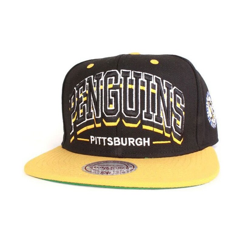 Mitchell And Ness Casquette Casquette Snapback Penguins Triplear