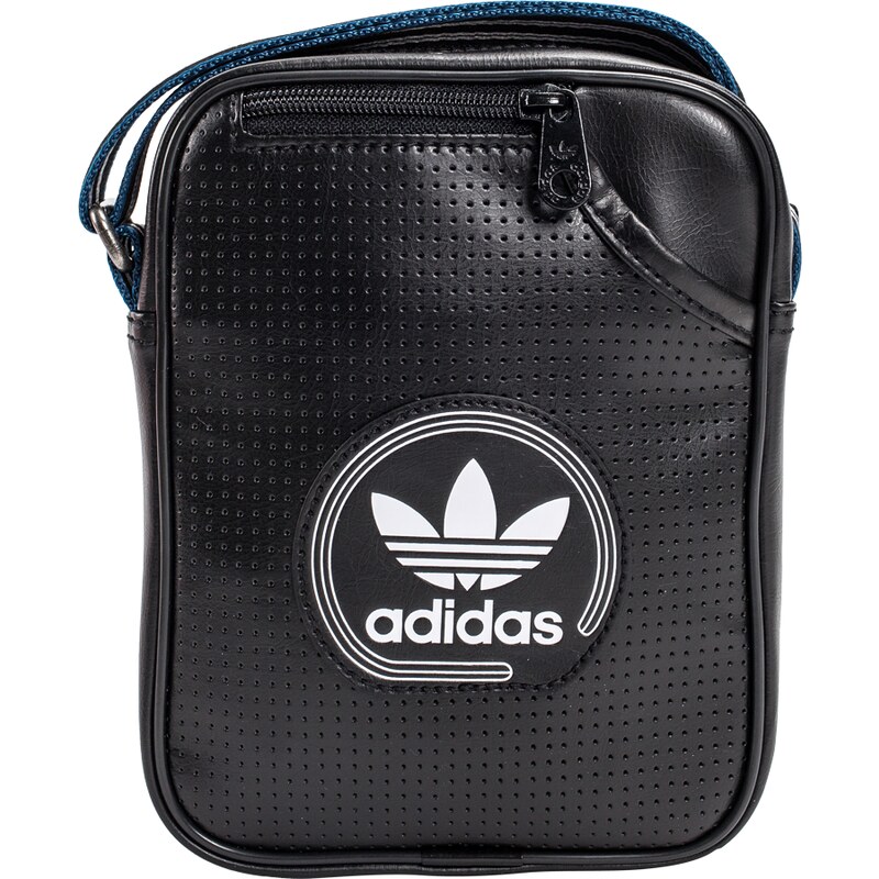 adidas Sacs Sacoche Mini Bag Perforated Noire Homme