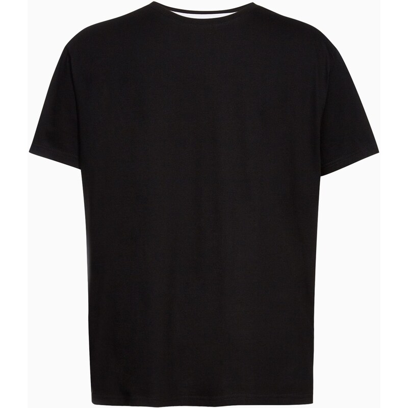 LH BY LA HALLE T-shirt grande taille uni Noir