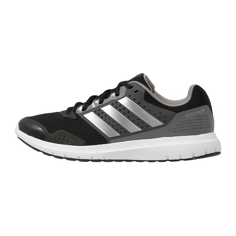 adidas Performance DURAMO 7 Chaussures de running neutres core black/silver metallic/solid grey