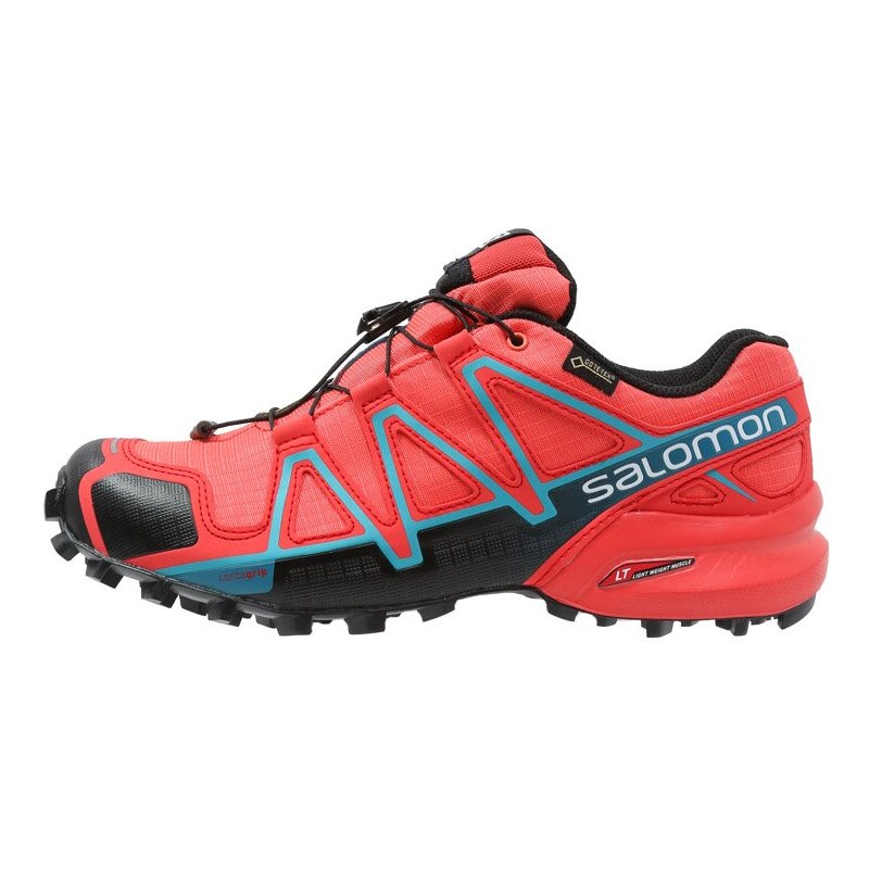Salomon SPEEDCROSS 4 GTX Chaussures de running coral punch/black/blue jay
