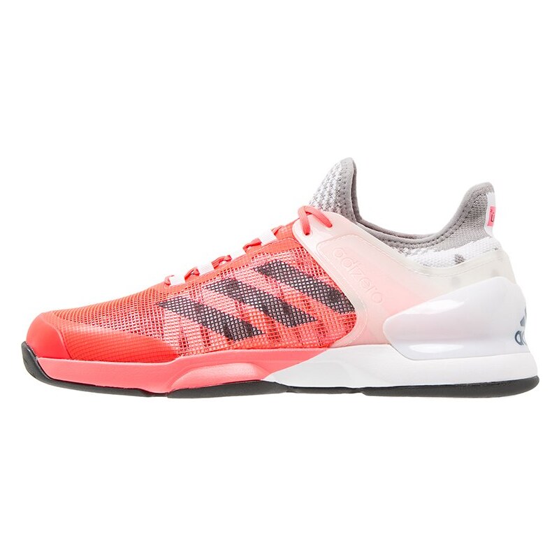 adidas Performance ADIZERO UBERSONIC 2 Chaussures de tennis sur terre battue flash red/tec steel/white