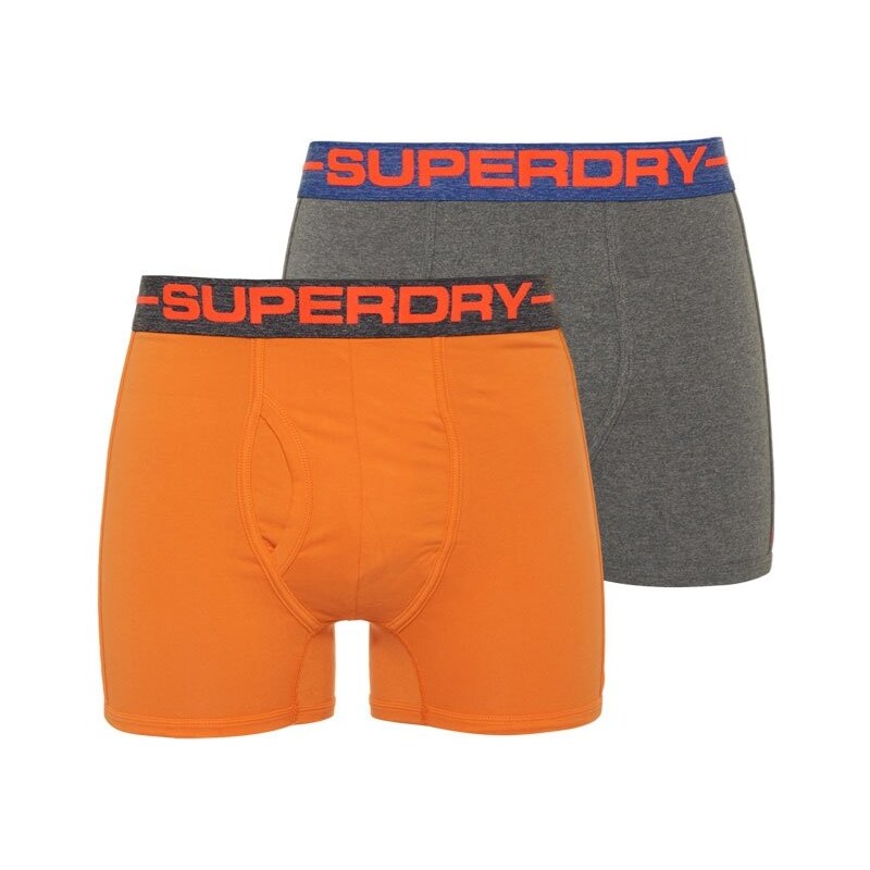 Superdry 2 PACK Shorty orange/flat black et salt grey grit/dark royal mar