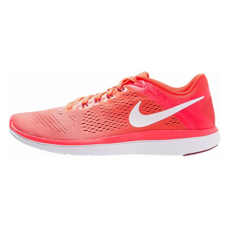 Nike Performance FLEX 2016 RUN Chaussures de running compétition bright mango/white/bright crimson/noble red