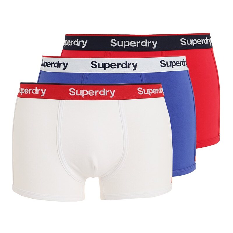 Superdry 3 PACK Shorty aloha blue/optic/racing red