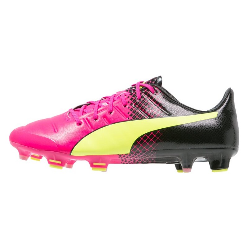 Puma EVOPOWER 1.3 TRICKS FG Chaussures de foot à crampons pink/neongelb