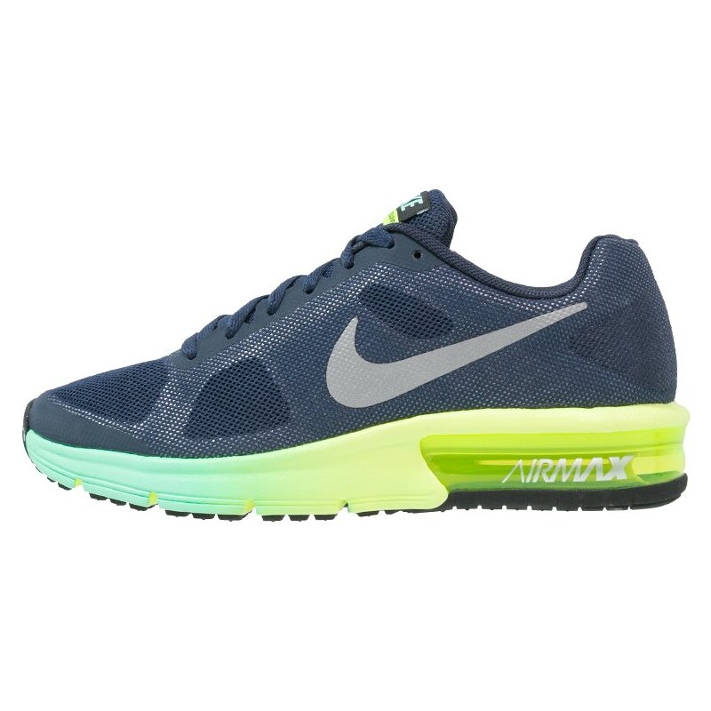 Nike Performance AIR MAX SEQUENT Chaussures de running neutres obsidian/volt/green/glow
