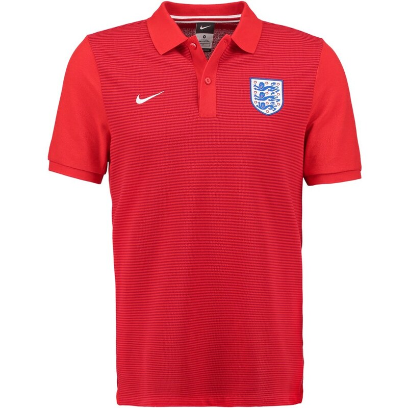 Nike Performance ENGLAND SLIM FIT Polo challenge red/gym red/white