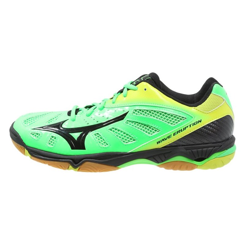 Mizuno WAVE ERUPTION Chaussures de handball neon green/black/lime punch