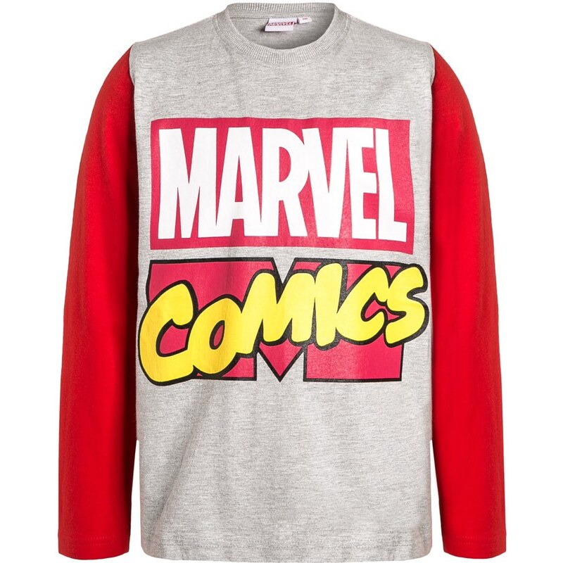 Marvel COMICS Tshirt à manches longues grau/rot