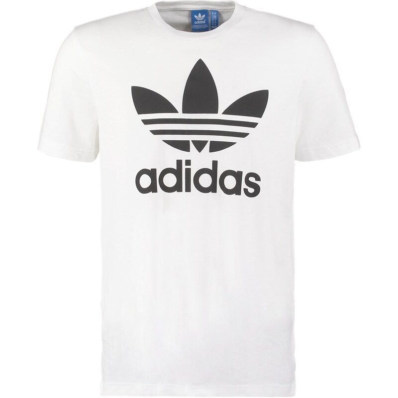 adidas Originals ORIGINAL TREFOIL Tshirt imprimé white