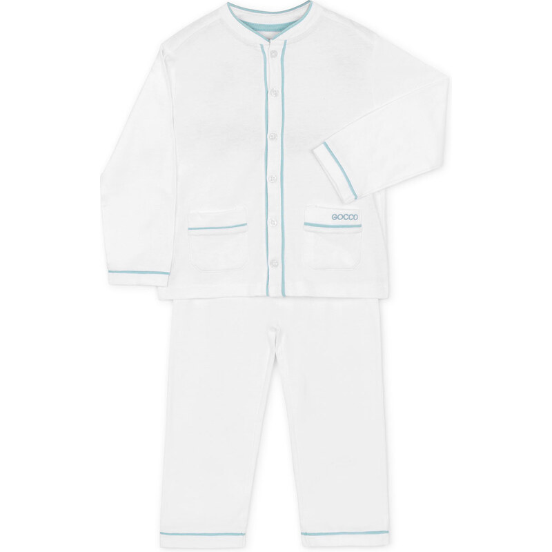 Gocco Pyjama Jersey Long - Blanc