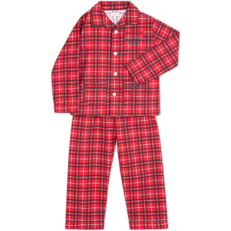 Gocco Pyjama long écossais rouge