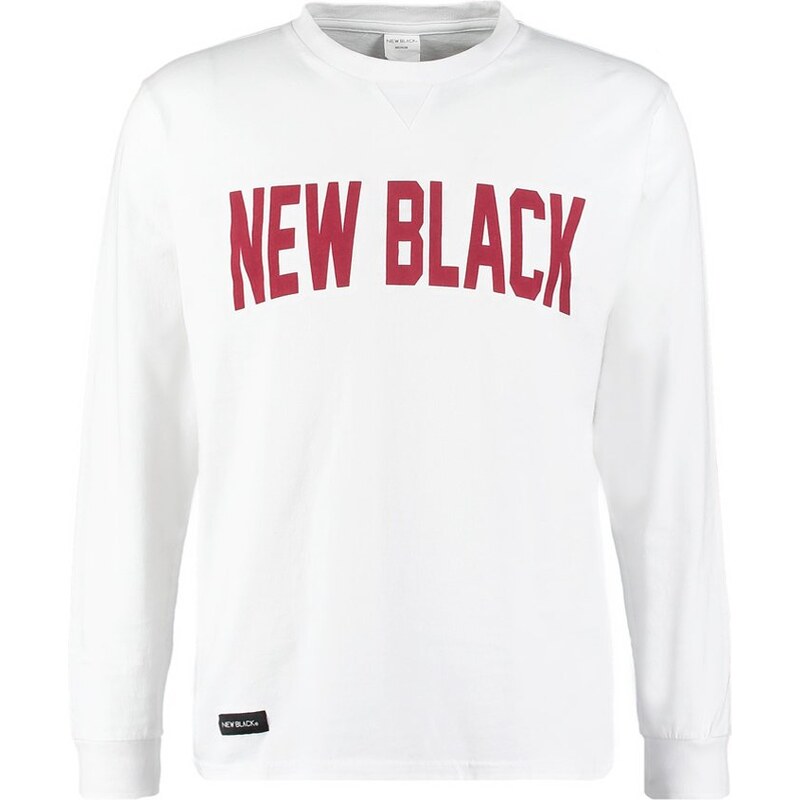 New Black CAMPUS Tshirt à manches longues white