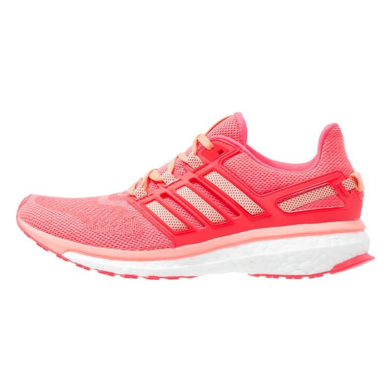 adidas Performance ENERGY BOOST 3 Chaussures de running neutres sun glow/halo pink/shock red