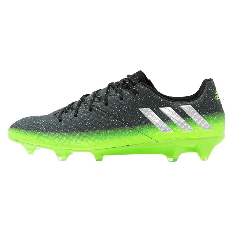 adidas Performance 16.1 FG Chaussures de foot à crampons dark grey/silver metallic/solar green