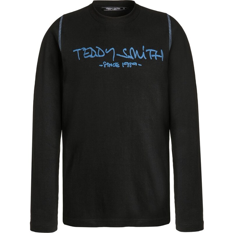 Teddy Smith TICLASS Tshirt à manches longues noir/blue worker